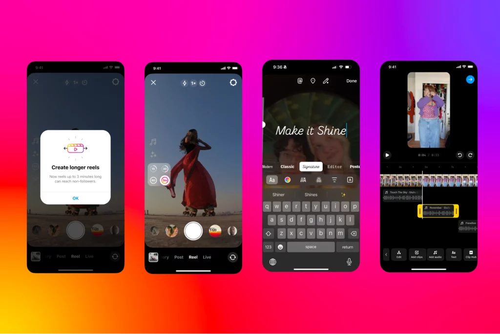 Instagram Goes Big On 3-Min Reels
