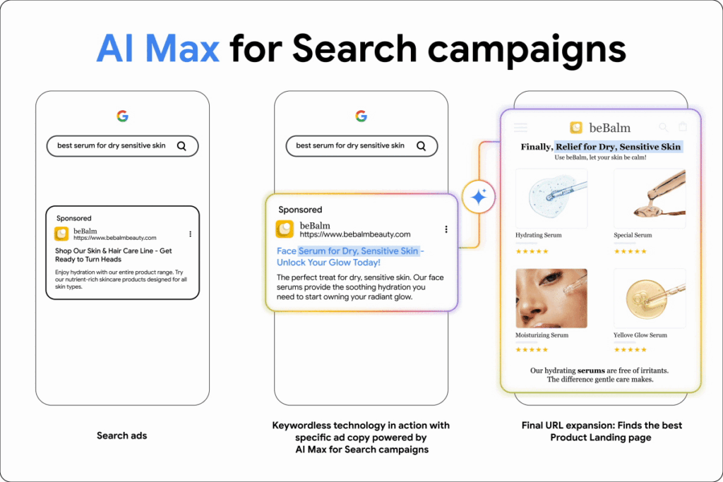 Google Pushes Search Ads Into AI Max
