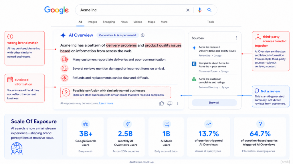 Google’s AI Answers Are Creating Brand Reputation Problems